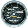 Autometer 2-5/8in 140-280F Mechanical Water Temp Gauge Carbon Fiber