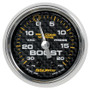 Autometer 2-1/16in 30in Hg/20PSI Vacuum/Boost Gauge Marine Carbon Fiber