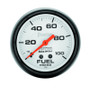 Autometer 66.7mm 0-100PSI Mechanical Fuel Pressure Gauge Phantom