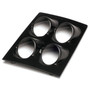 Autometer 52mm Black Quad Console Pod for Chevy Camaro/Nova