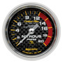 Autometer 52mm 1600PSI Mechanical Nitrous Pressure Gauge Carbon Fiber