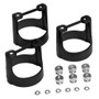 Autometer 2-1/16in Black Composite Gauge Bracket Kit 3pcs