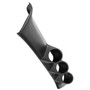 Autometer 2-1/16in Black Triple Pillar Pod for Honda Civic