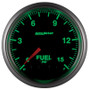 Autometer 2-1/16in 15PSI Fuel Pressure Gauge Elite