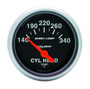 Autometer 2-1/16in 140-340F Cylinder Head Temp Gauge Sport-Comp
