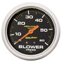 Autometer 2-5/8in 0-60PSI Liquid Filled Blower Pressure Gauge Pro-Comp