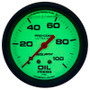 Autometer 2-5/8in 0-100PSI Mechanical Oil Pressure Gauge Ultra-Nite