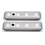 Edelbrock Signature Valve Cover for Chevy 1987-1995 262-400 V8 Low Chrome
