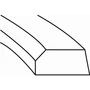 Engine Piston Ring Set - .040 Oversize E-222X 40 - diagram
