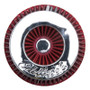 Edelbrock Pro-Flo Conical Air Filter 10in Red/Chrome