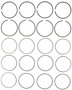 Engine Piston Ring Set - Standard Size 41564 - alternate view
