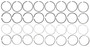 Engine Piston Ring Set - .020 Oversize 41940.020 - kit contents