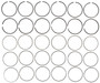Engine Piston Ring Set - .020 Oversize 41731.020 - alternate view