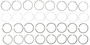 Engine Piston Ring Set - Standard Size 41768 - alternate view