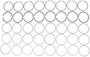 Engine Piston Ring Set - Standard Size 41902CP - kit contents