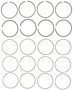 Engine Piston Ring Set - .020 Oversize 41489CP.020 - alternate view