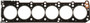 Engine Cylinder Head Gasket 54683 - front view