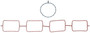 Engine Intake Manifold Gasket Set MS20336 - kit contents