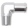Edelbrock 90-Deg Hose End 1/2in NPT to 3/4in Clear