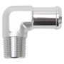 Edelbrock 90-Deg Hose End 1/2in NPT to 3/4in Clear