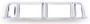 Edelbrock Signature Valve Cover for Ford 260-351W V8 Chrome