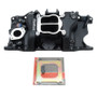 Edelbrock Performer Manifold for Chrysler 318 w/o EGR Black