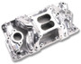 Edelbrock Polished RPM Air-Gap Manifold for Chevy SBC