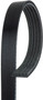 Gates Micro-V Serpentine Drive Belt K050665 - front view
