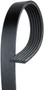 Gates Micro-V Serpentine Drive Belt K060441 - front view