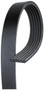 Gates Micro-V Serpentine Drive Belt K060605 - top view