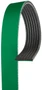 Gates FleetRunner Heavy-Duty Micro-V Serpentine Drive Belt K070835HD - front view