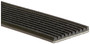 Gates RPM High Performance Micro-V Serpentine Drive Belt K100572RPM - angled view