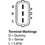 Vision OE Reman Alternator 11189 - connector view