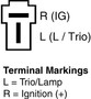 Vision OE Reman Alternator 13423 - diagram