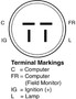 Vision OE Reman Alternator 13507 - connector view