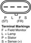 Vision OE New Alternator N8237 - connector view