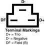 Remy Reman Alternator 13161 - diagram
