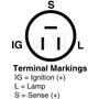 Remy Reman Alternator 14369 - connector view