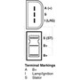 Remy New Alternator 92206 - connector view