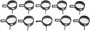 Dorman Spring Type Hose Clamps 14184 - angled view