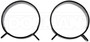 Dorman Spring Type Hose Clamps 2.25" 14088 - top view