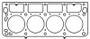 Cometic Head Gasket for GM LS9 2009+ .051in MLS 4.100in RHS | C5985-051