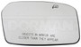Dorman Outer Door Mirror Glass 56172 - front view