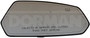 Dorman Passenger Heated Door Mirror Glass 56190 - front view