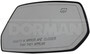 Dorman Passenger Heated Door Mirror Glass 56190 - angled view