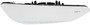Dorman Passenger Door Mirror Glass 57611 - top view