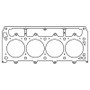 Cometic Head Gasket for GM LSX V8 .040in MLX 4.1in LHS | C5076-040