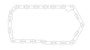 Cometic Oil Pan Gasket for Buick V6 20-Bolt .094in KF | C5700-094