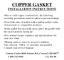 Cometic Head Gasket for Buick V6 196/231/252 .043in Copper 3.86in | C15407-043