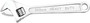 Performance Tool 8 in. Adjustable Wrench 1404 - front view